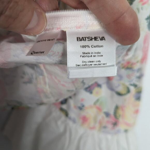 Batsheva X Laura Ashley Spring Prairie Blouse Floral Print Ruffle Cropped 8 NWT - Picture 8 of 12